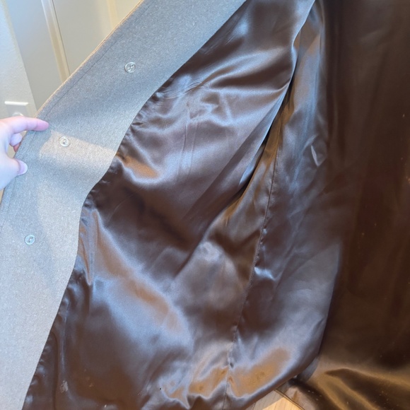 Pendleton Men's 100% Wool Camel Tan Long Top Over Coat Size 42 Vintage - Picture 4 of 12